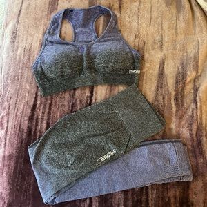 Gymshark ombré seamless set